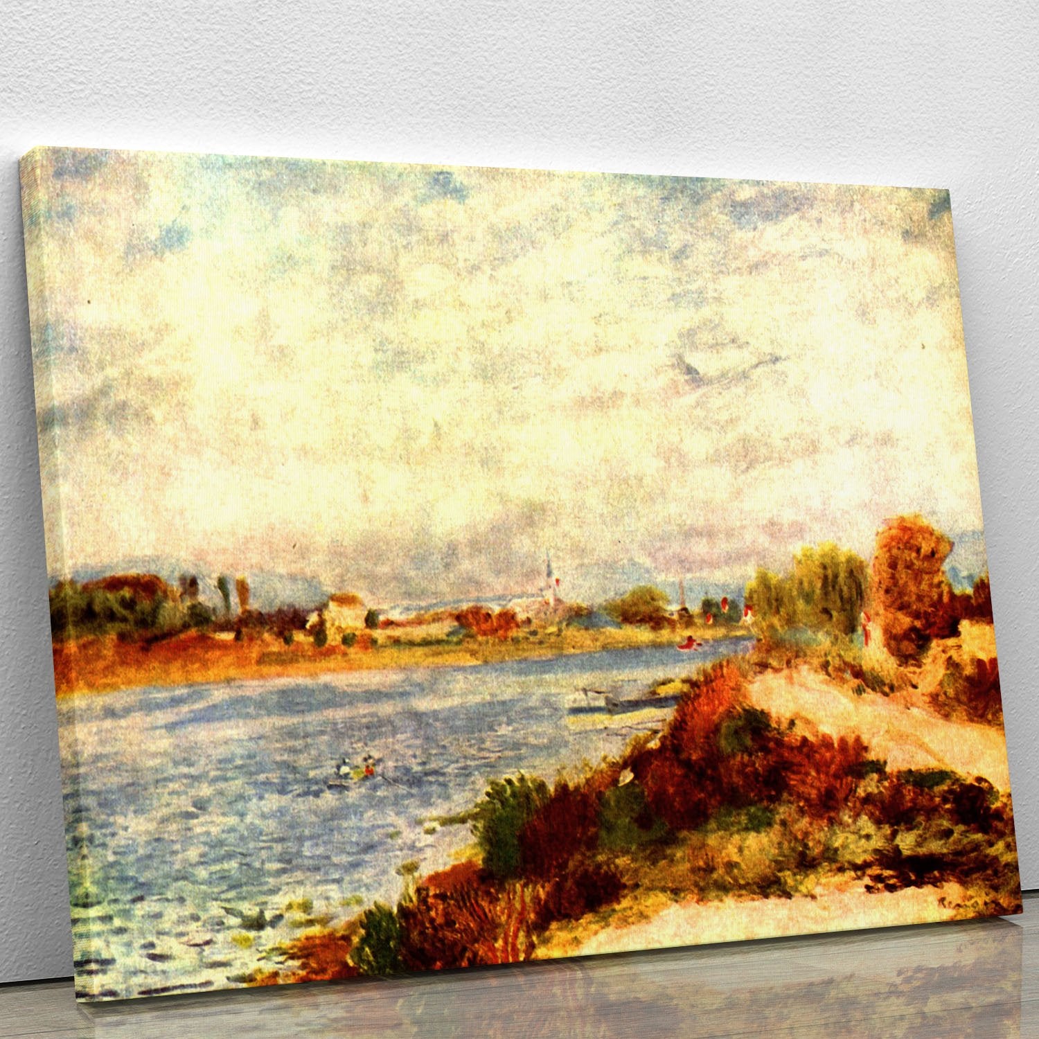 Seine in Argenteuil by Renoir Canvas Print or Poster