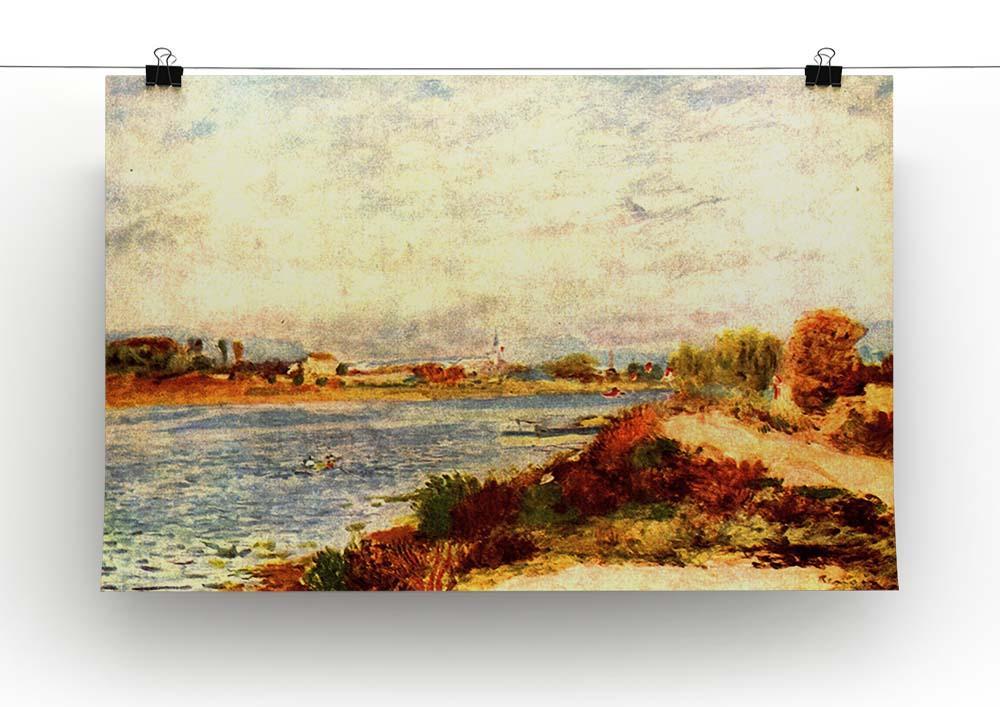 Seine in Argenteuil by Renoir Canvas Print or Poster - Canvas Art Rocks - 2