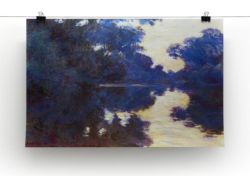Seine in Morning 2 by Monet Canvas Print & Poster - Canvas Art Rocks - 2