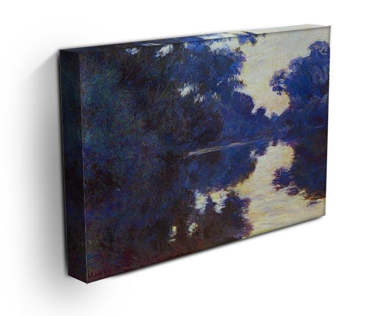Seine in Morning 2 by Monet Canvas Print & Poster - Canvas Art Rocks - 3