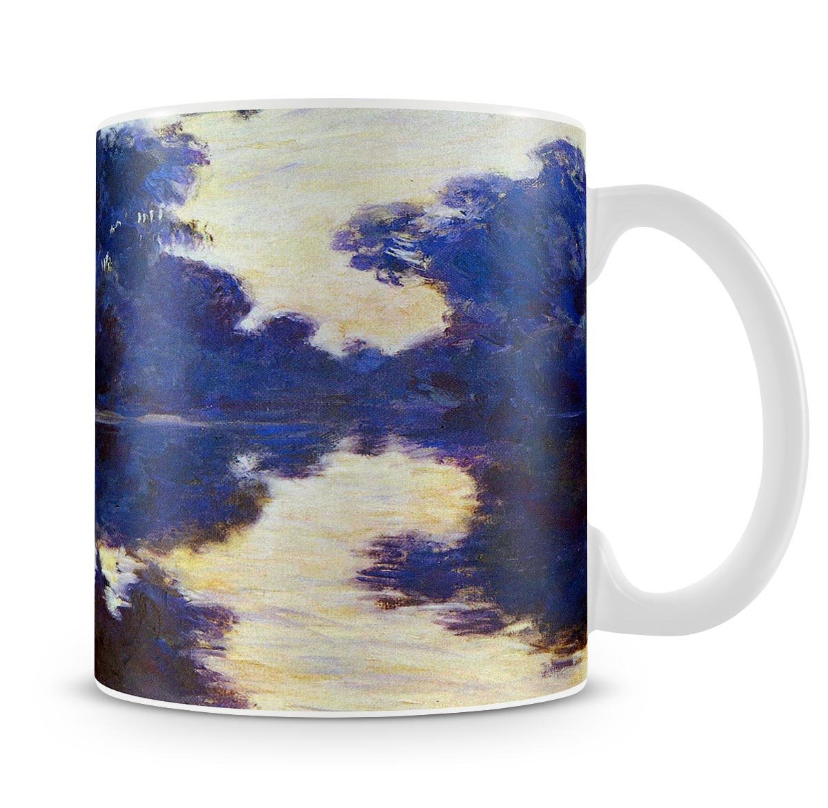 Seine in Morning 2 by Monet Mug - Canvas Art Rocks - 4