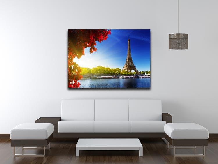 Seine in Paris with Eiffel tower Canvas Print or Poster - Canvas Art Rocks - 4