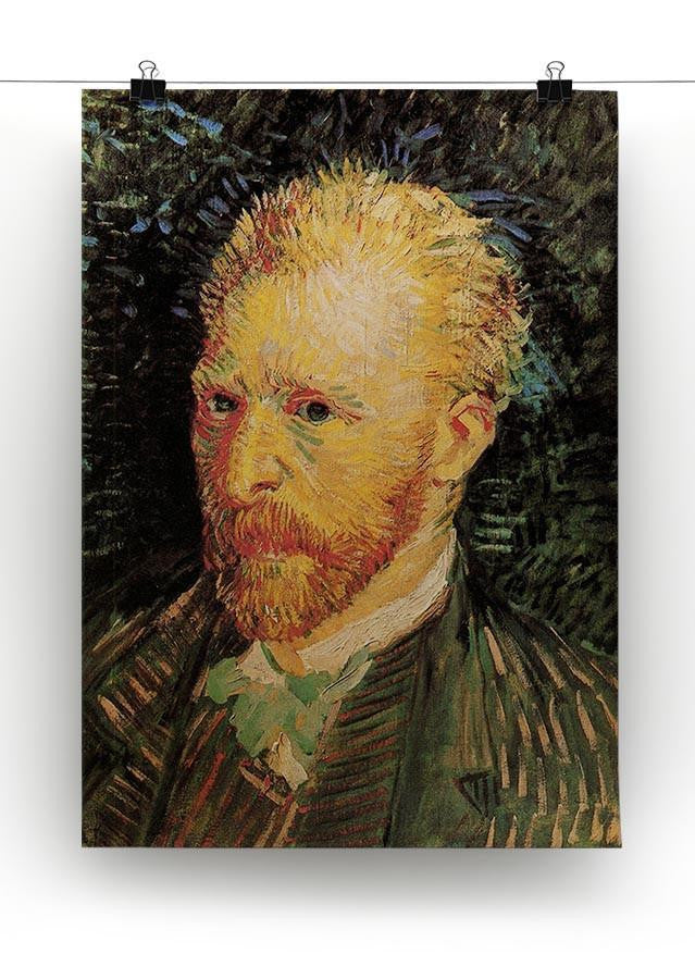 Self-Portrait 10 by Van Gogh Canvas Print & Poster - Canvas Art Rocks - 2