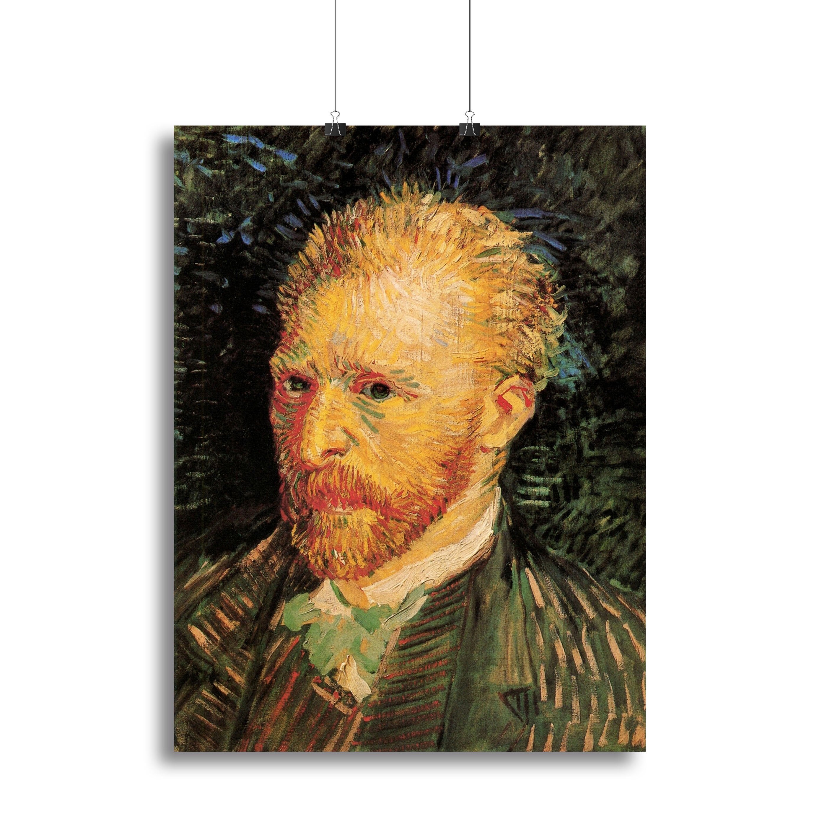 Self-Portrait 10 by Van Gogh Canvas Print or Poster
