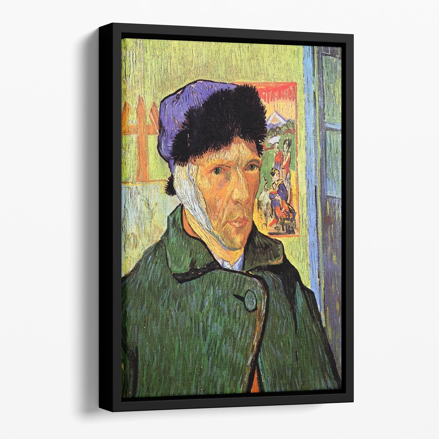 Self-Portrait 11 by Van Gogh Floating Framed Canvas