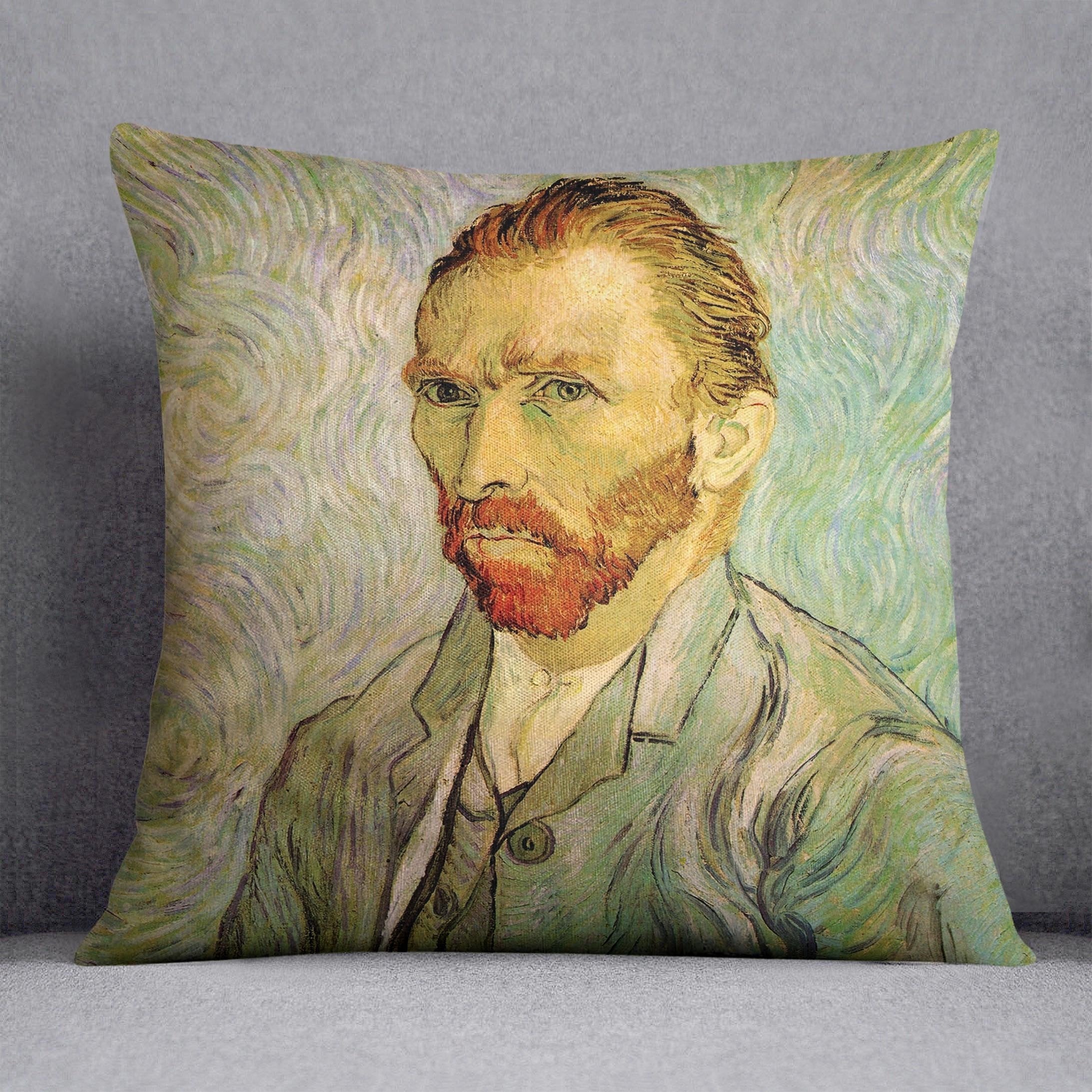 Self-Portrait 2 by Van Gogh Throw Pillow