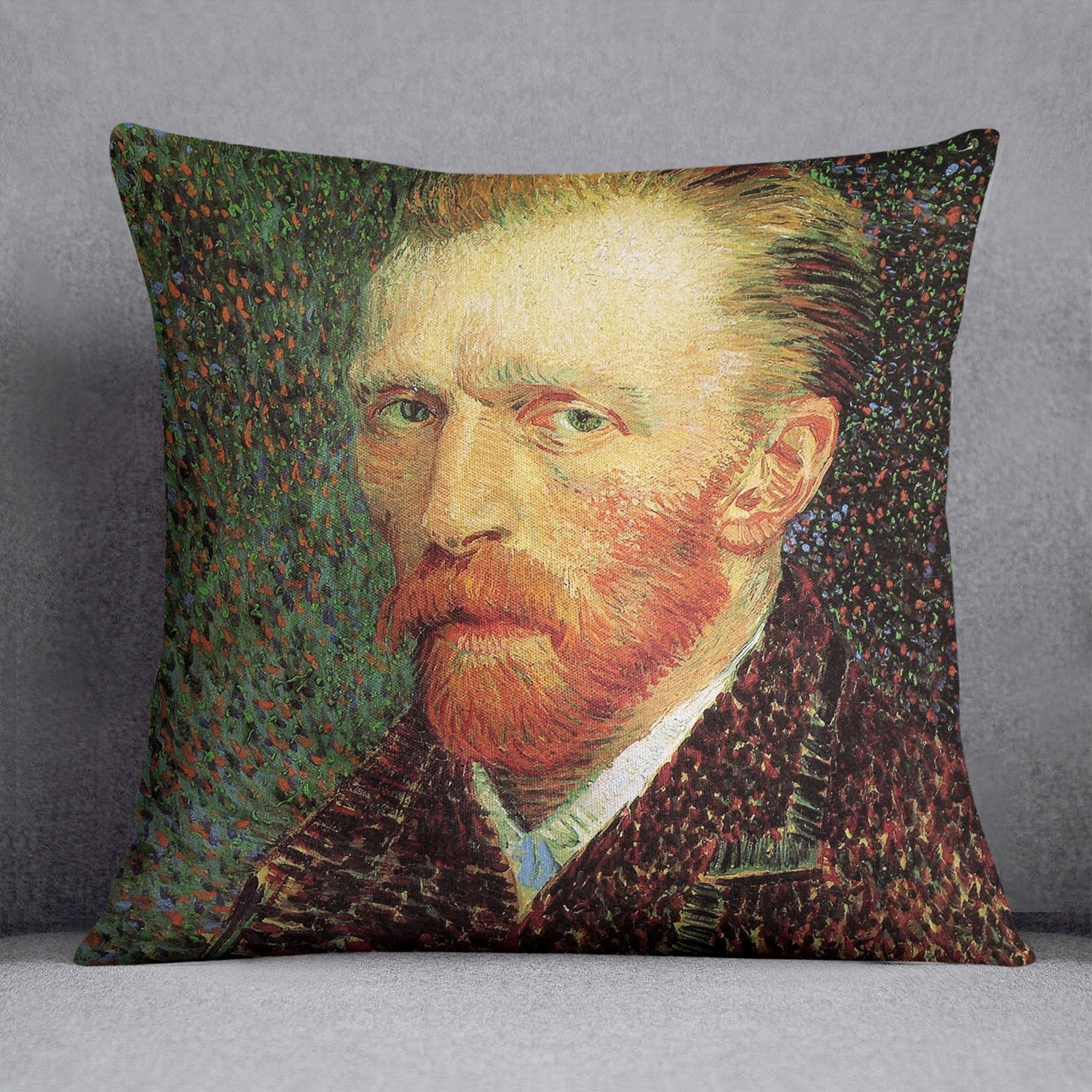 Self-Portrait 3 by Van Gogh Throw Pillow