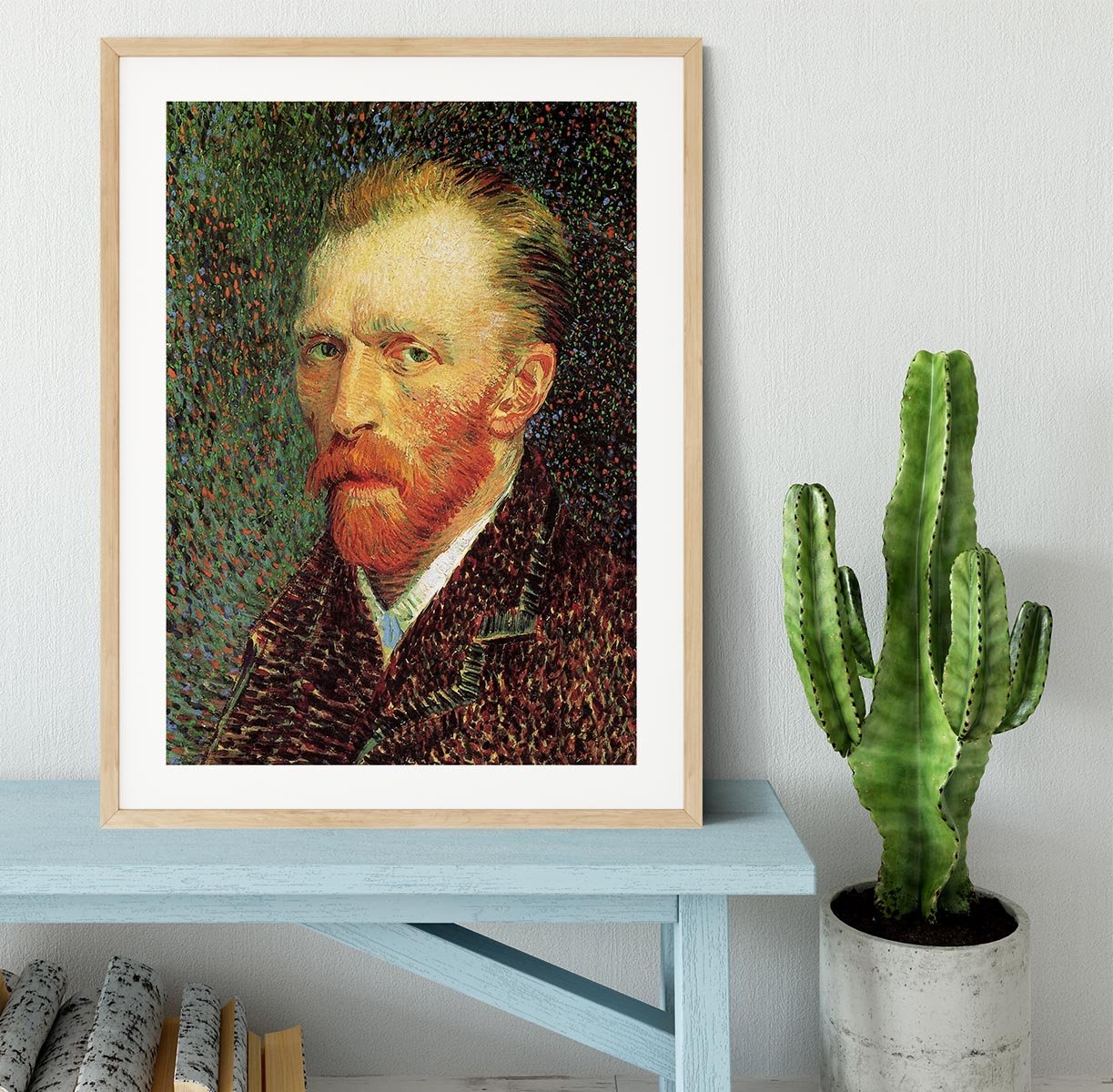 Self-Portrait 3 by Van Gogh Framed Print - Canvas Art Rocks - 3