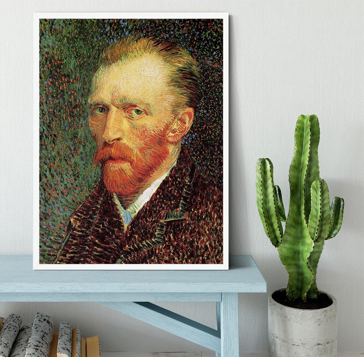 Self-Portrait 3 by Van Gogh Framed Print - Canvas Art Rocks -6