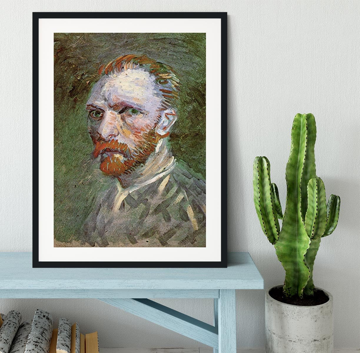 Self-Portrait 4 by Van Gogh Framed Print - Canvas Art Rocks - 1