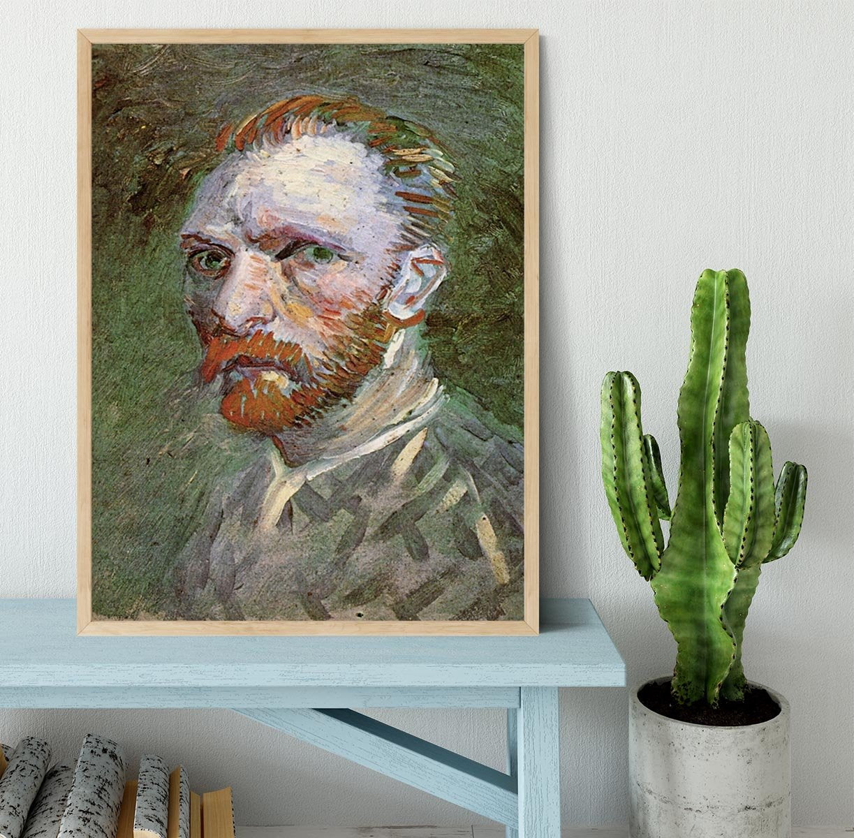 Self-Portrait 4 by Van Gogh Framed Print - Canvas Art Rocks - 4