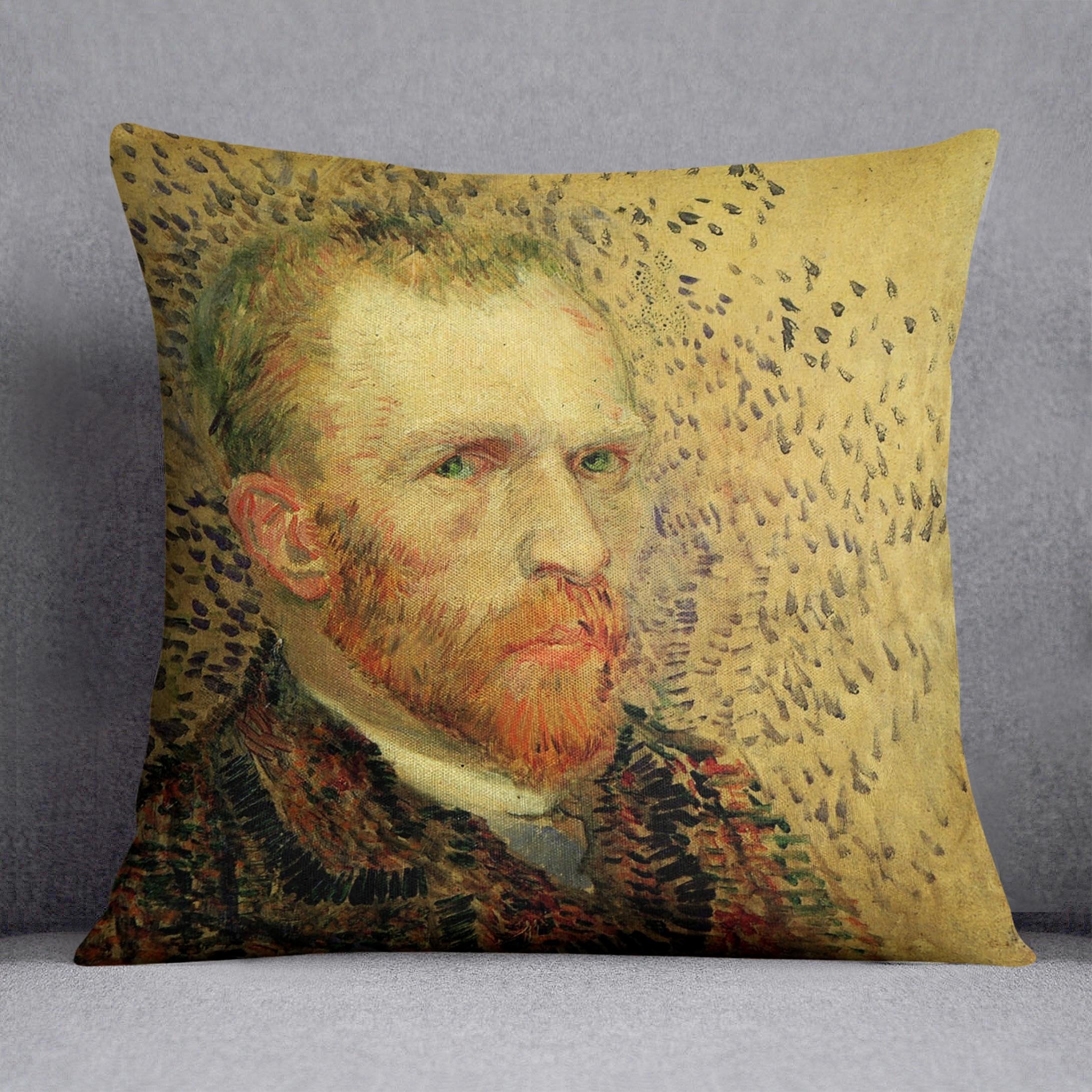 Self-Portrait 5 by Van Gogh Throw Pillow
