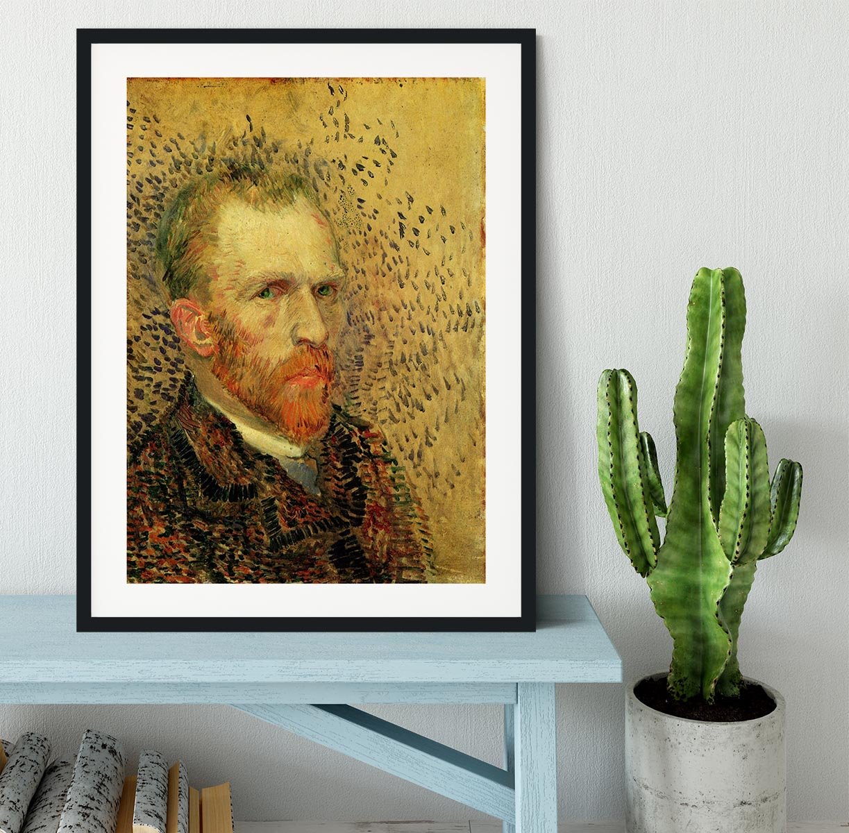 Self-Portrait 5 by Van Gogh Framed Print - Canvas Art Rocks - 1