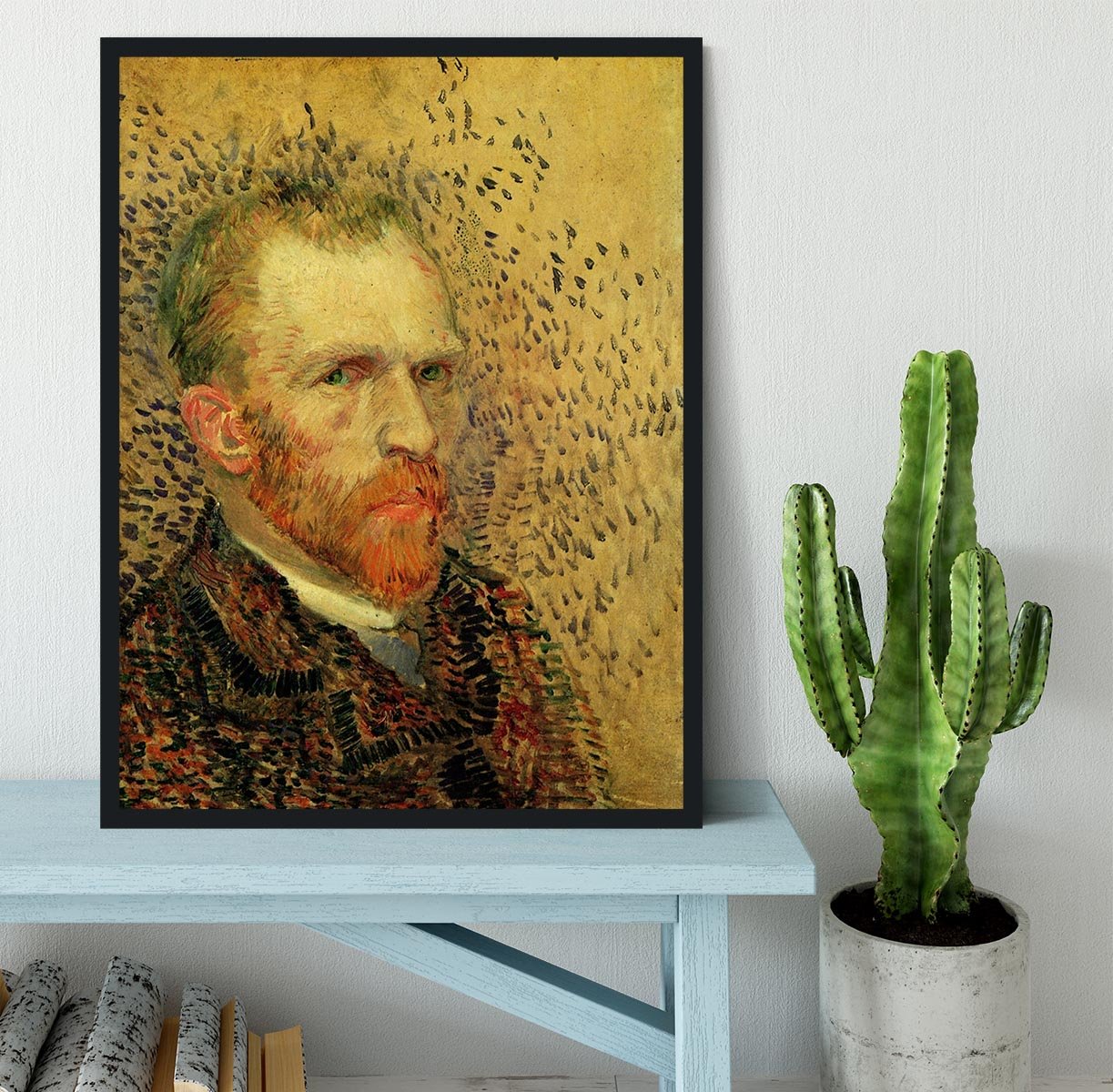Self-Portrait 5 by Van Gogh Framed Print - Canvas Art Rocks - 2