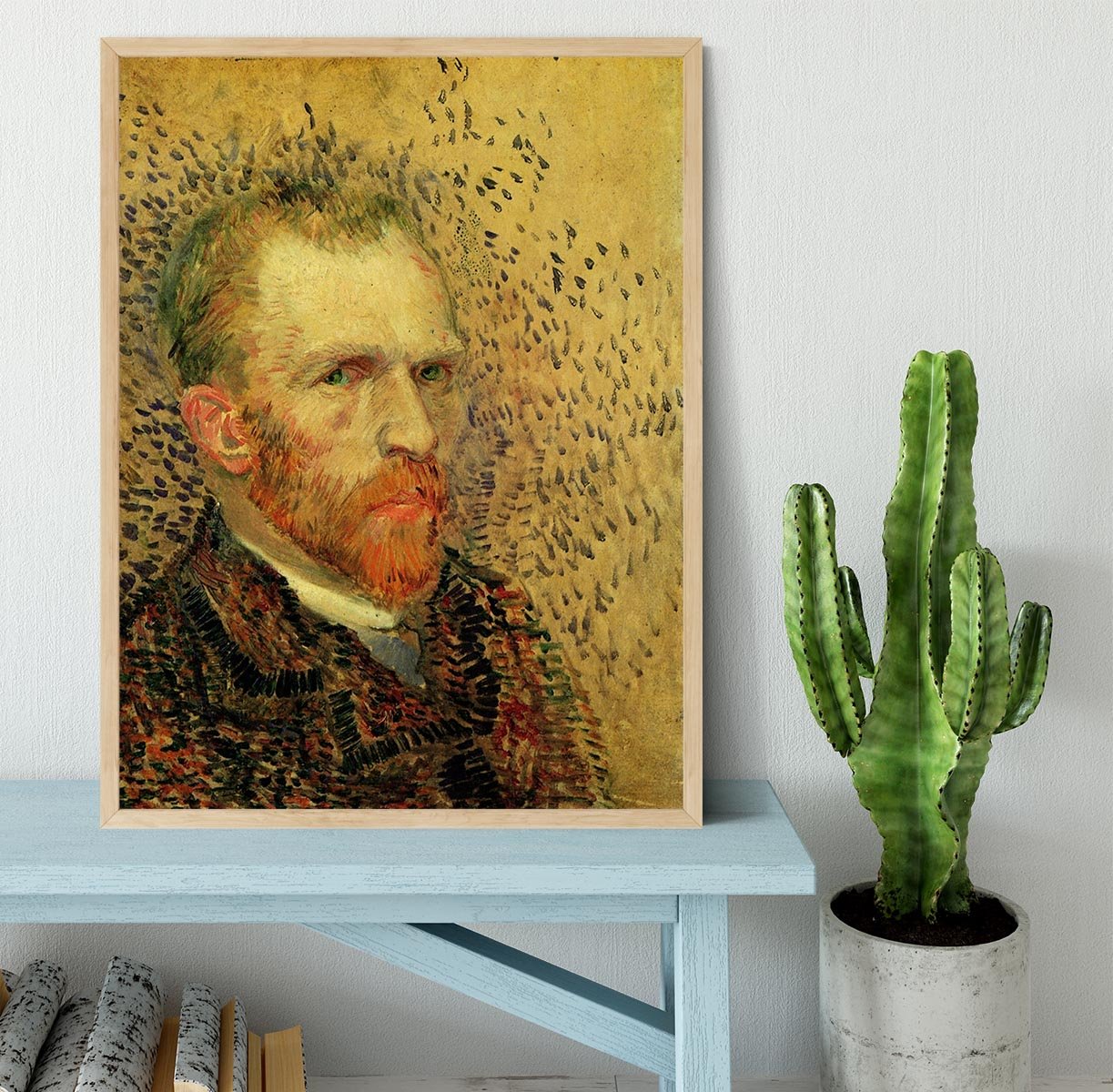 Self-Portrait 5 by Van Gogh Framed Print - Canvas Art Rocks - 4