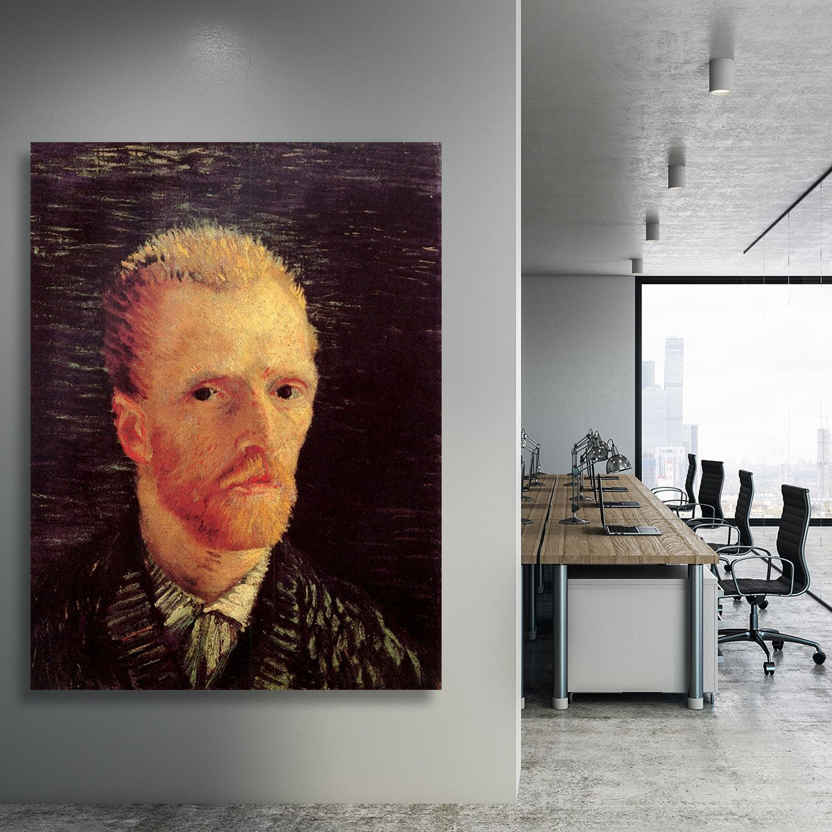 Self-Portrait 6 by Van Gogh Canvas Print or Poster
