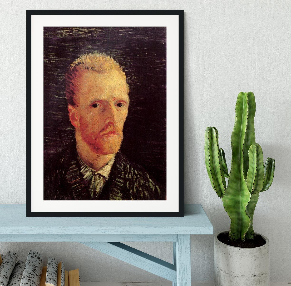Self-Portrait 6 by Van Gogh Framed Print - Canvas Art Rocks - 1