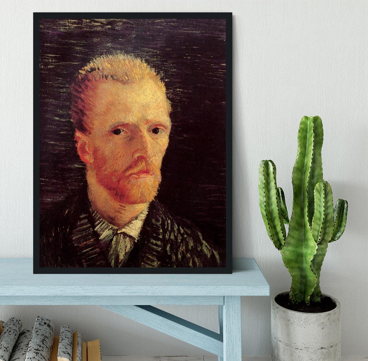 Self-Portrait 6 by Van Gogh Framed Print - Canvas Art Rocks - 2
