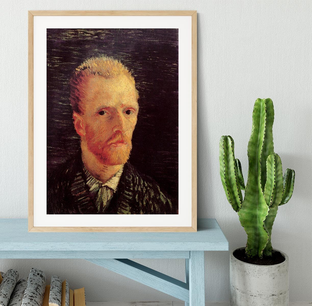 Self-Portrait 6 by Van Gogh Framed Print - Canvas Art Rocks - 3
