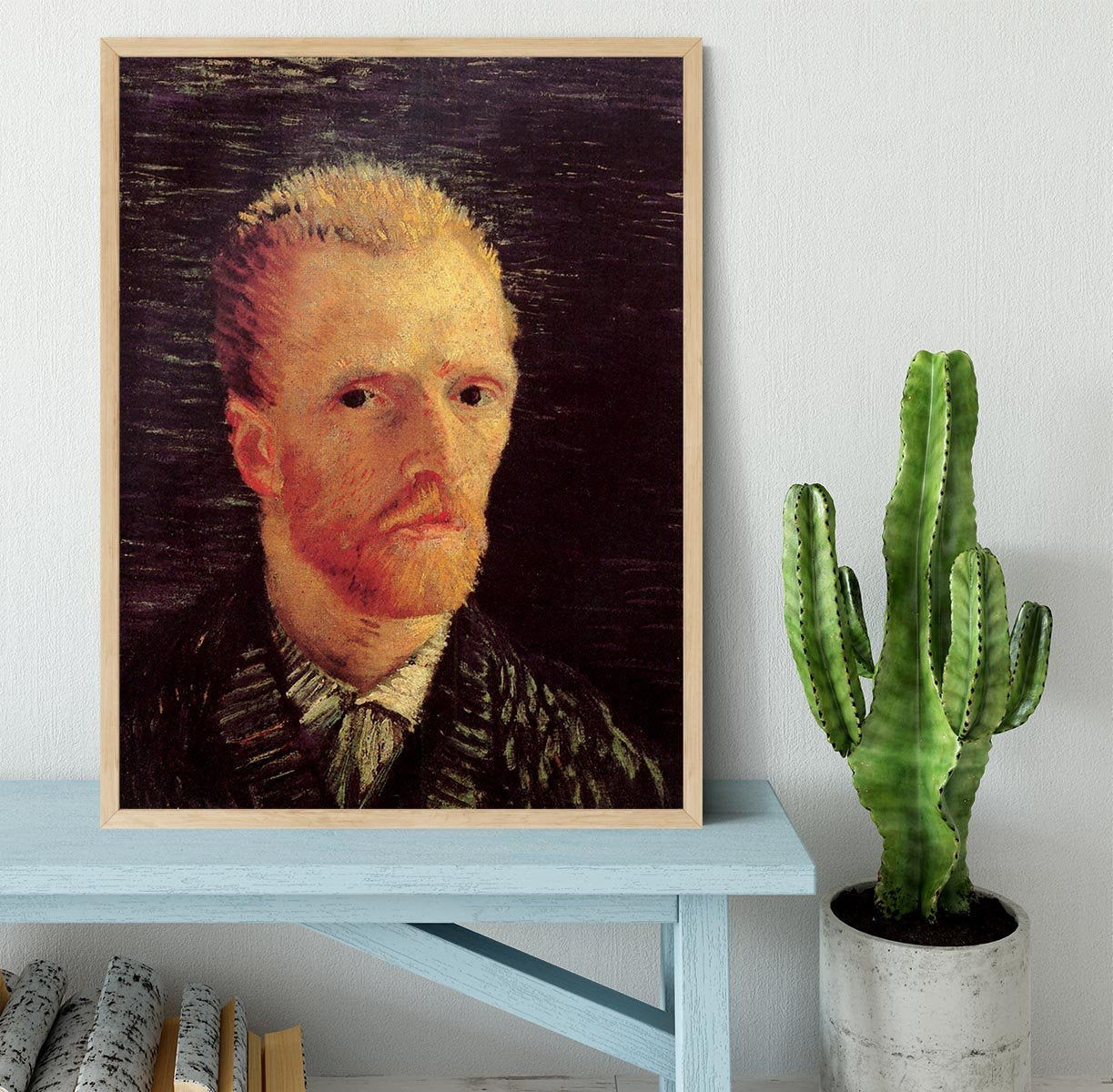 Self-Portrait 6 by Van Gogh Framed Print - Canvas Art Rocks - 4