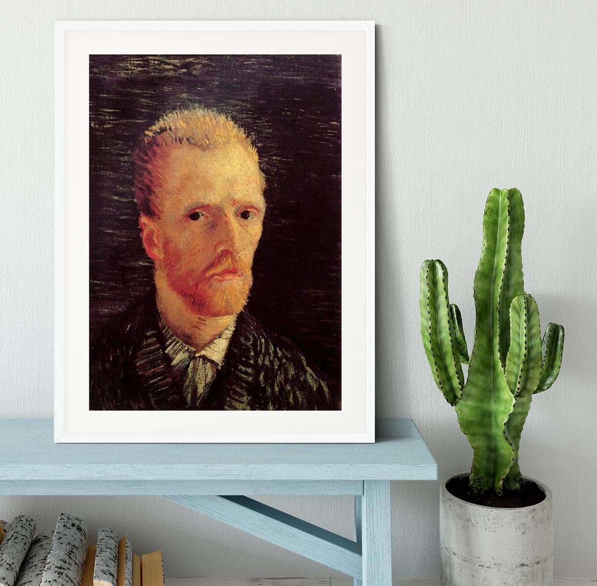 Self-Portrait 6 by Van Gogh Framed Print - Canvas Art Rocks - 5