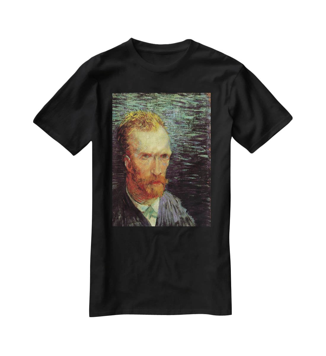 Self-Portrait 7 by Van Gogh T-Shirt - Canvas Art Rocks - 1