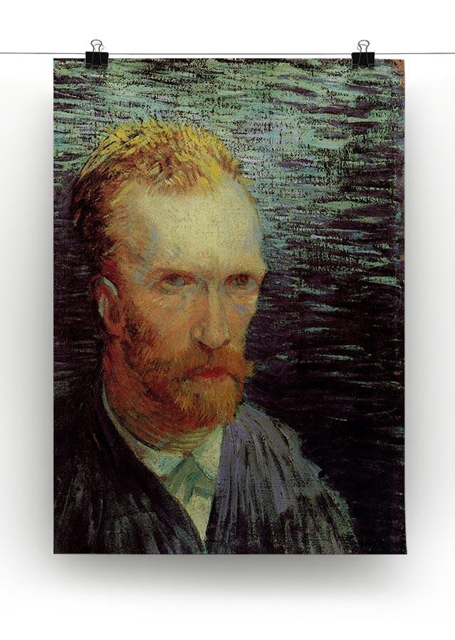 Self-Portrait 7 by Van Gogh Canvas Print & Poster - Canvas Art Rocks - 2