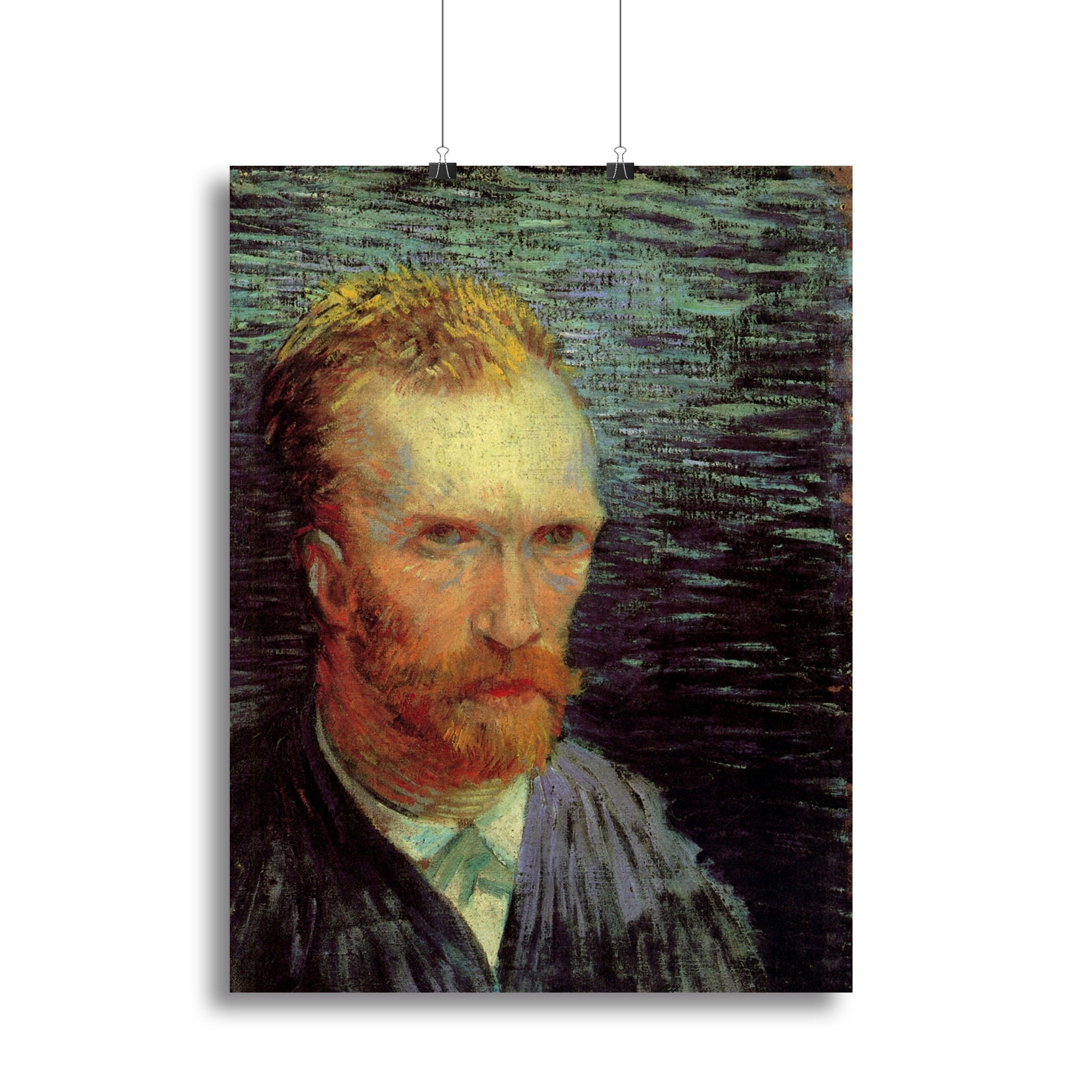 Self-Portrait 7 by Van Gogh Canvas Print or Poster