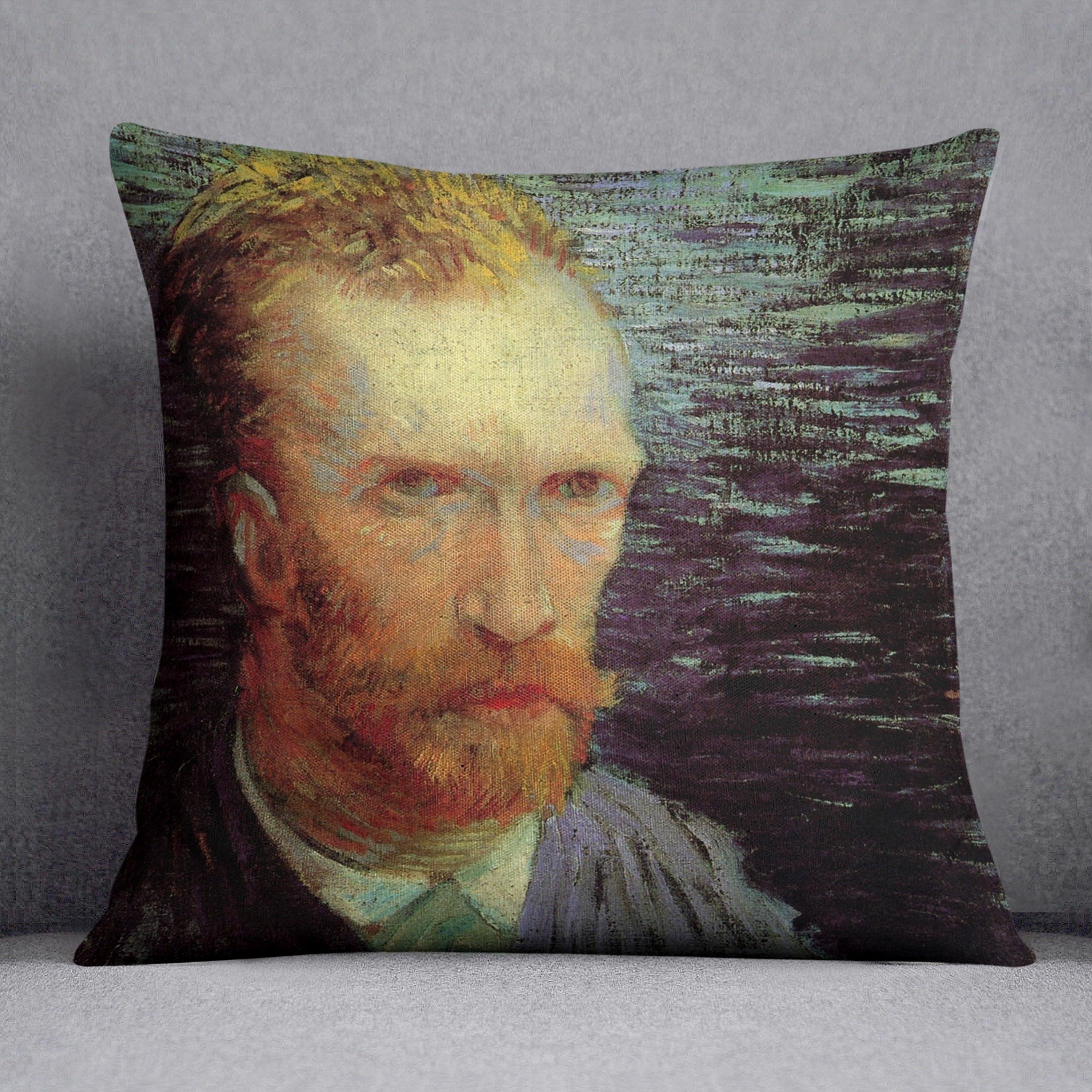 Self-Portrait 7 by Van Gogh Throw Pillow