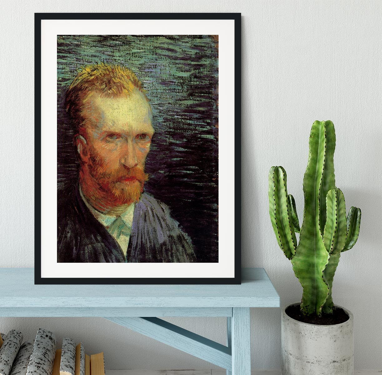 Self-Portrait 7 by Van Gogh Framed Print - Canvas Art Rocks - 1
