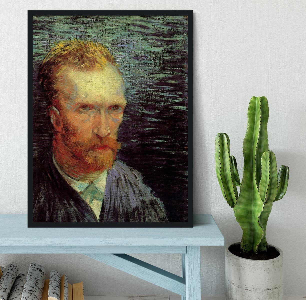 Self-Portrait 7 by Van Gogh Framed Print - Canvas Art Rocks - 2