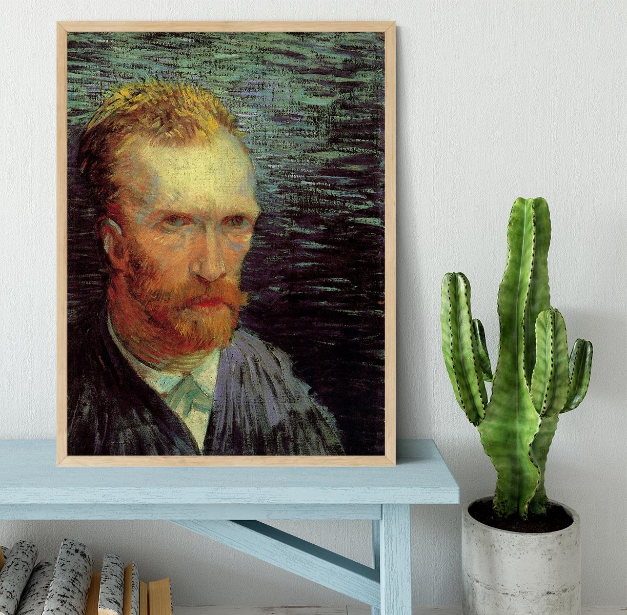 Self-Portrait 7 by Van Gogh Framed Print - Canvas Art Rocks - 4