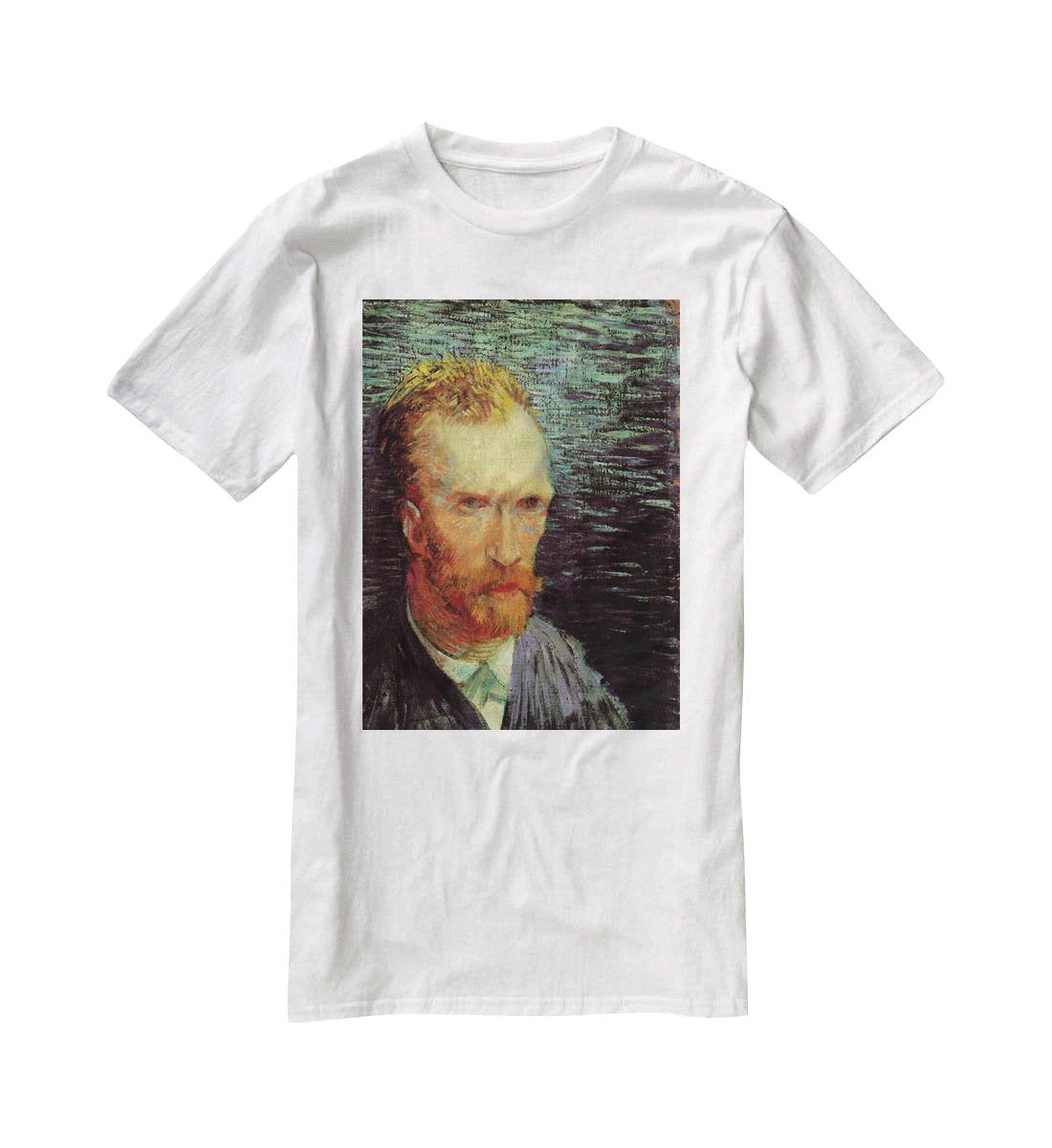 Self-Portrait 7 by Van Gogh T-Shirt - Canvas Art Rocks - 5