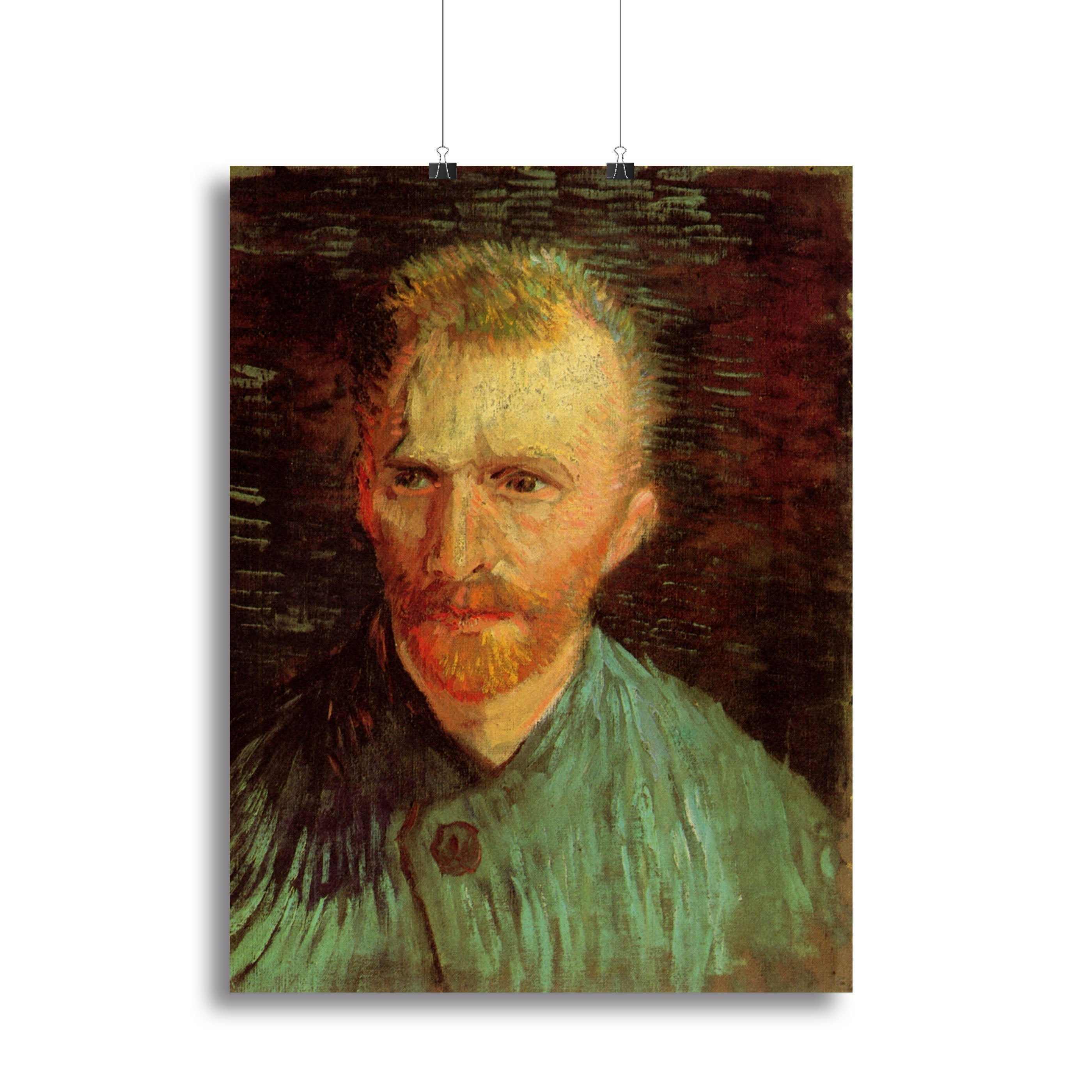 Self-Portrait 8 by Van Gogh Canvas Print or Poster