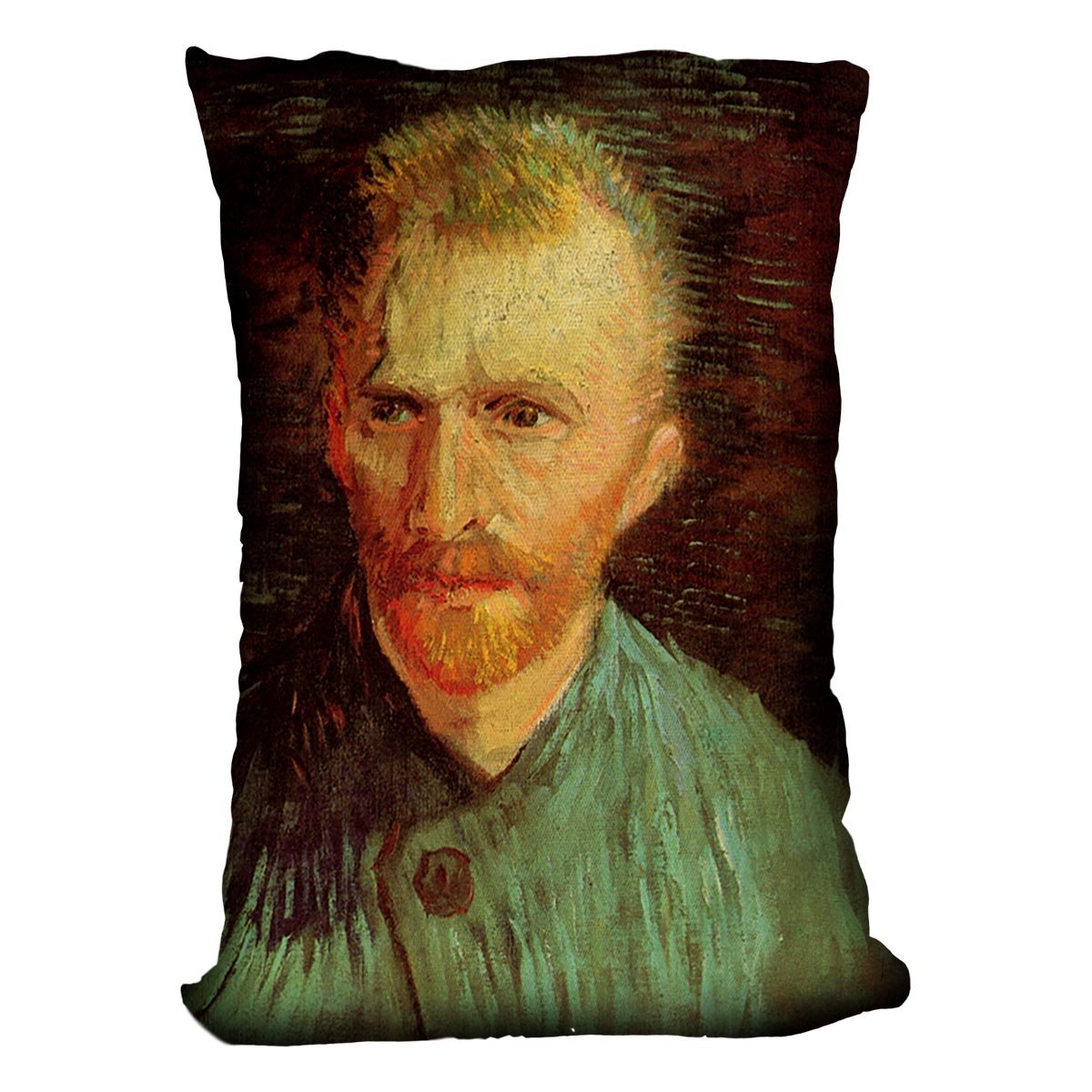 Self-Portrait 8 by Van Gogh Throw Pillow