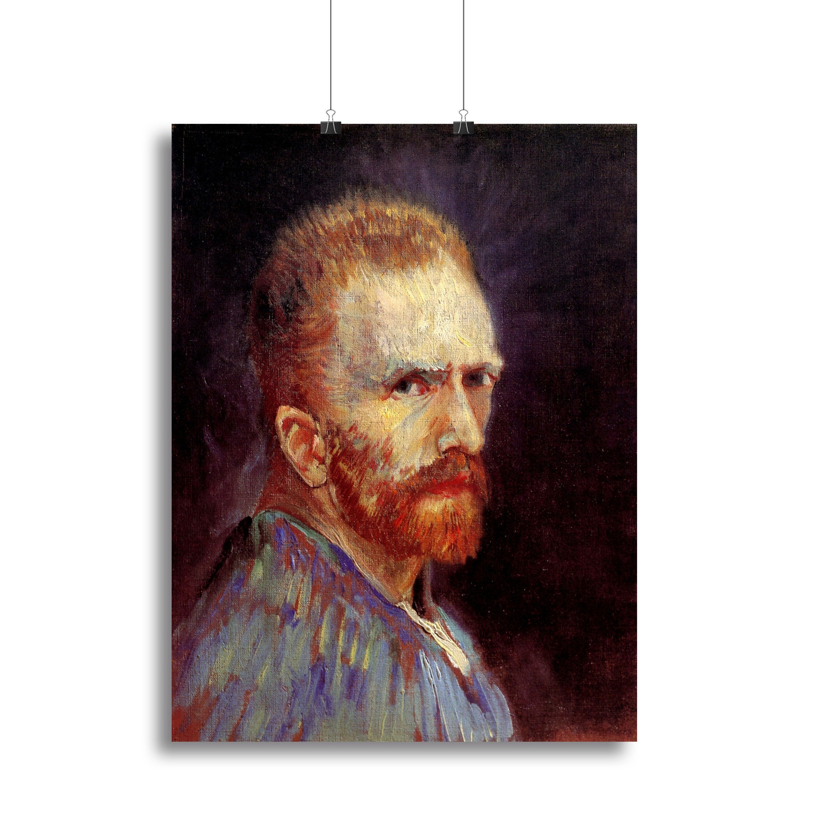 Self-Portrait 9 by Van Gogh Canvas Print or Poster