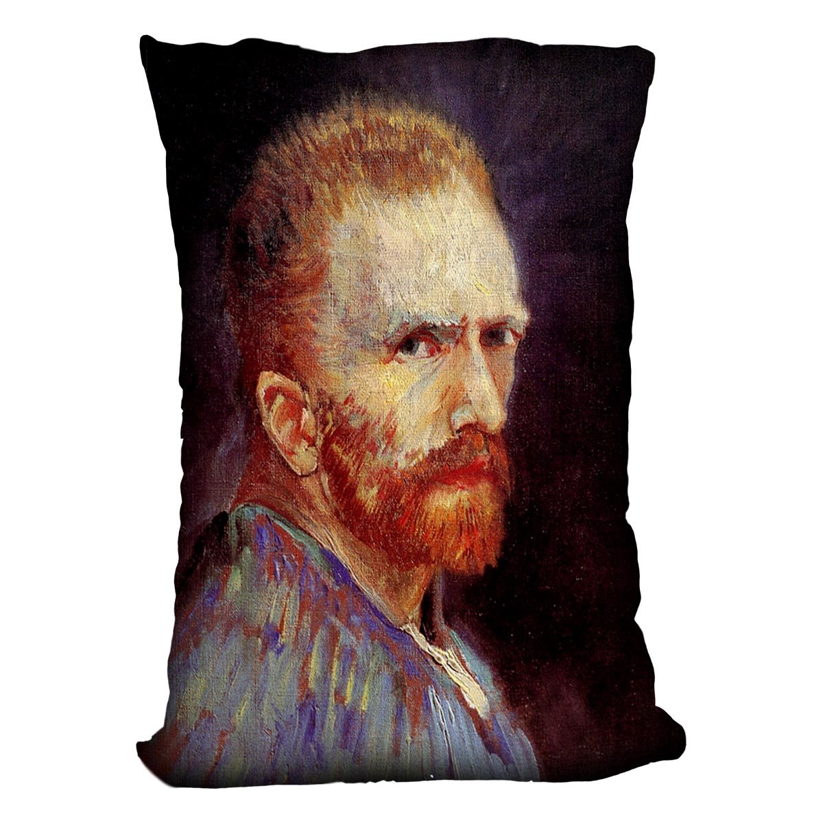 Self-Portrait 9 by Van Gogh Throw Pillow