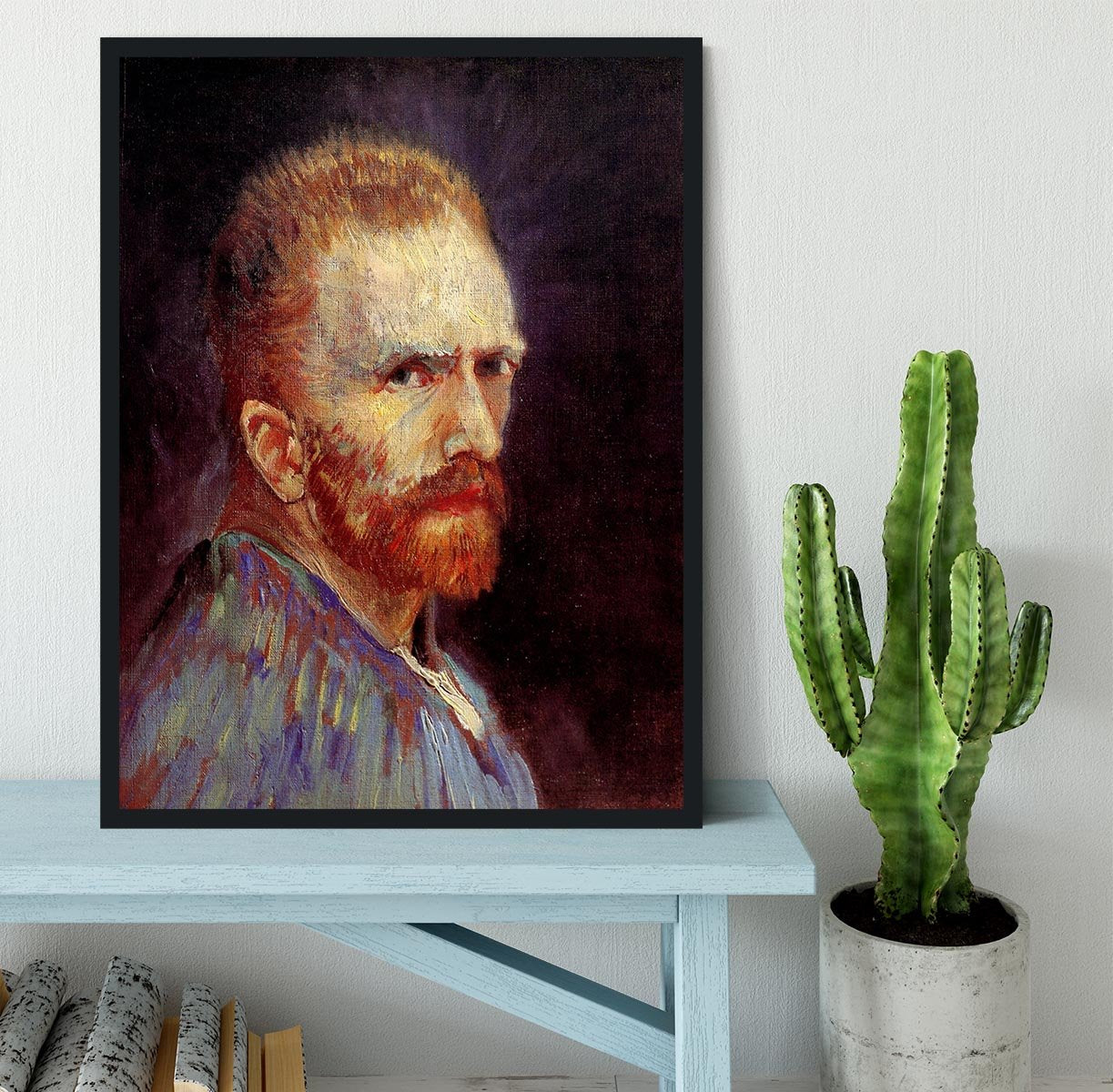 Self-Portrait 9 by Van Gogh Framed Print - Canvas Art Rocks - 2