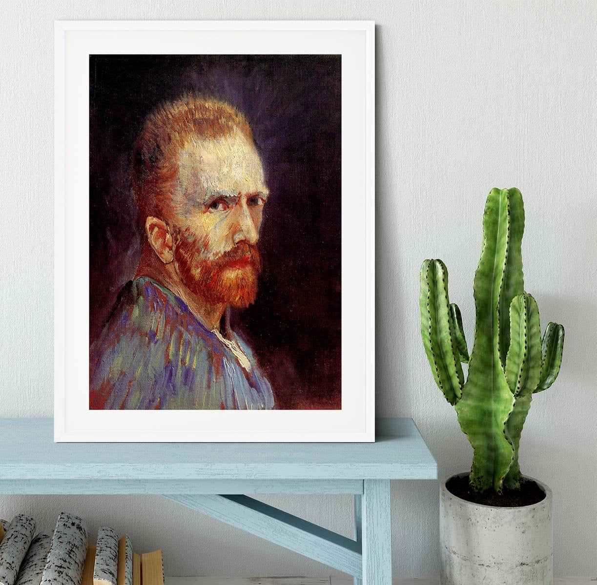 Self-Portrait 9 by Van Gogh Framed Print - Canvas Art Rocks - 5