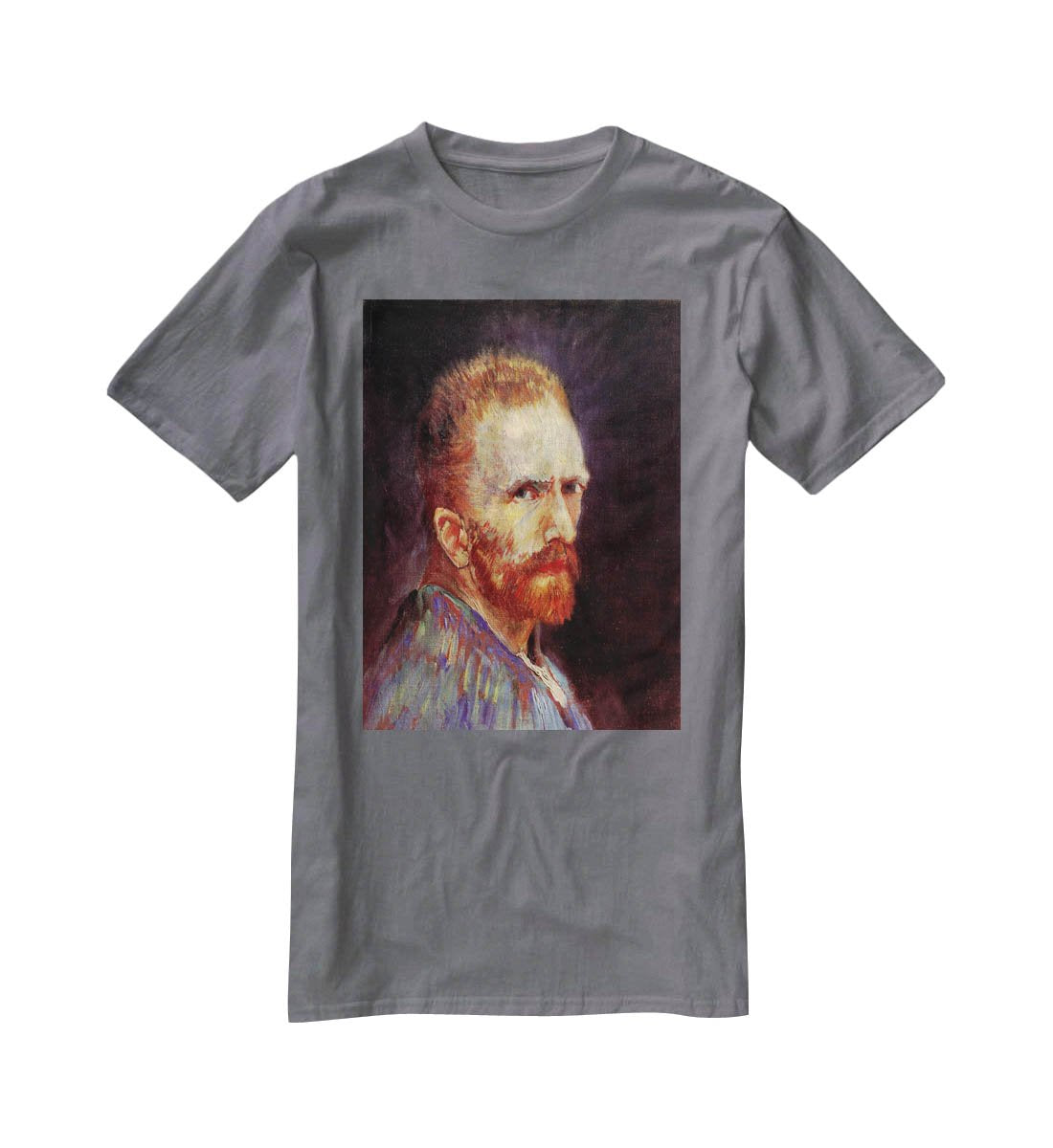 Self-Portrait 9 by Van Gogh T-Shirt - Canvas Art Rocks - 3