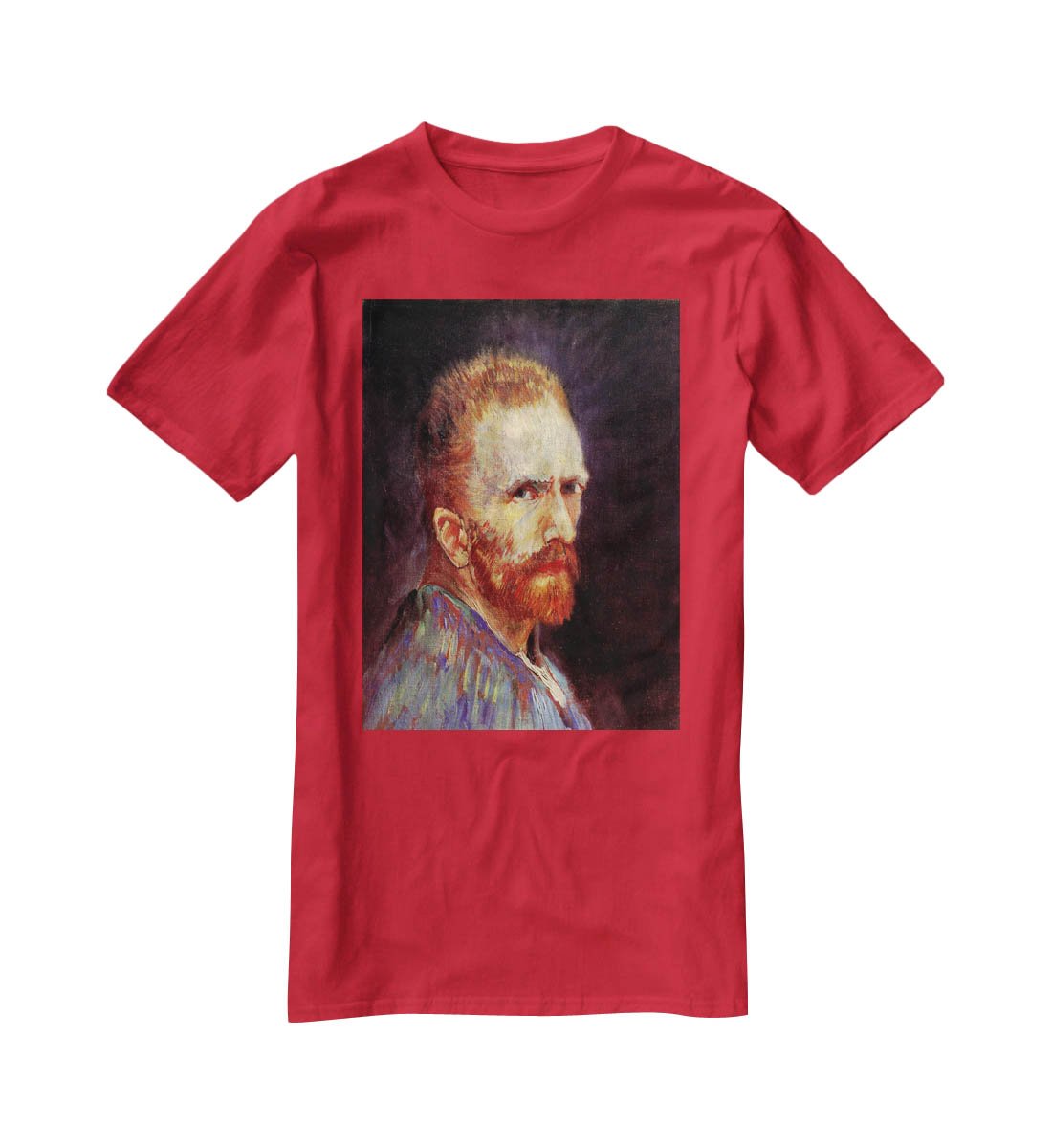 Self-Portrait 9 by Van Gogh T-Shirt - Canvas Art Rocks - 4