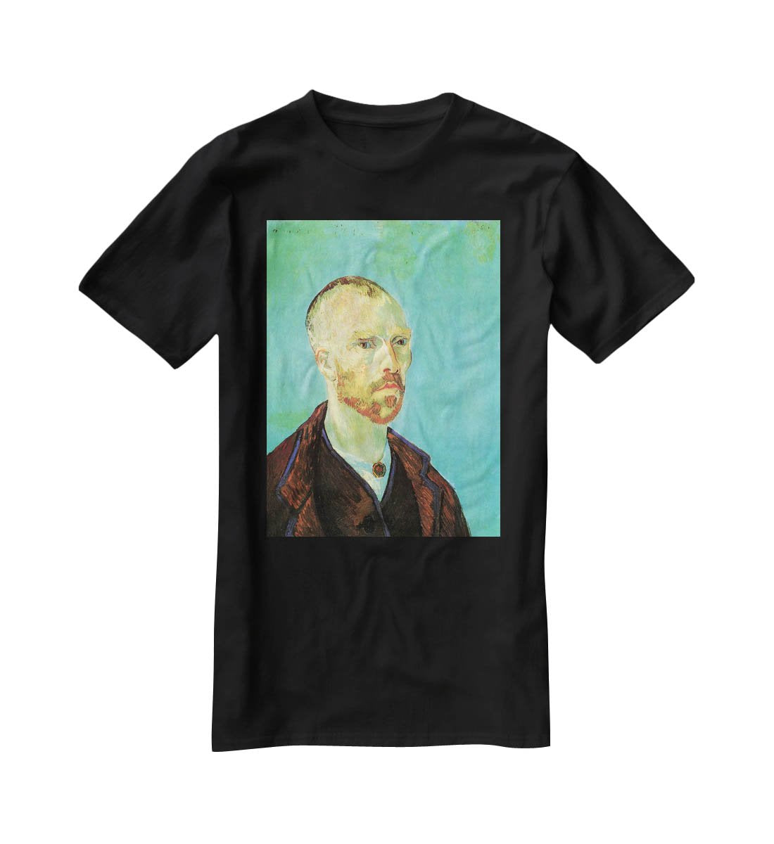 Self-Portrait Dedicated to Paul Gauguin by Van Gogh T-Shirt - Canvas Art Rocks - 1
