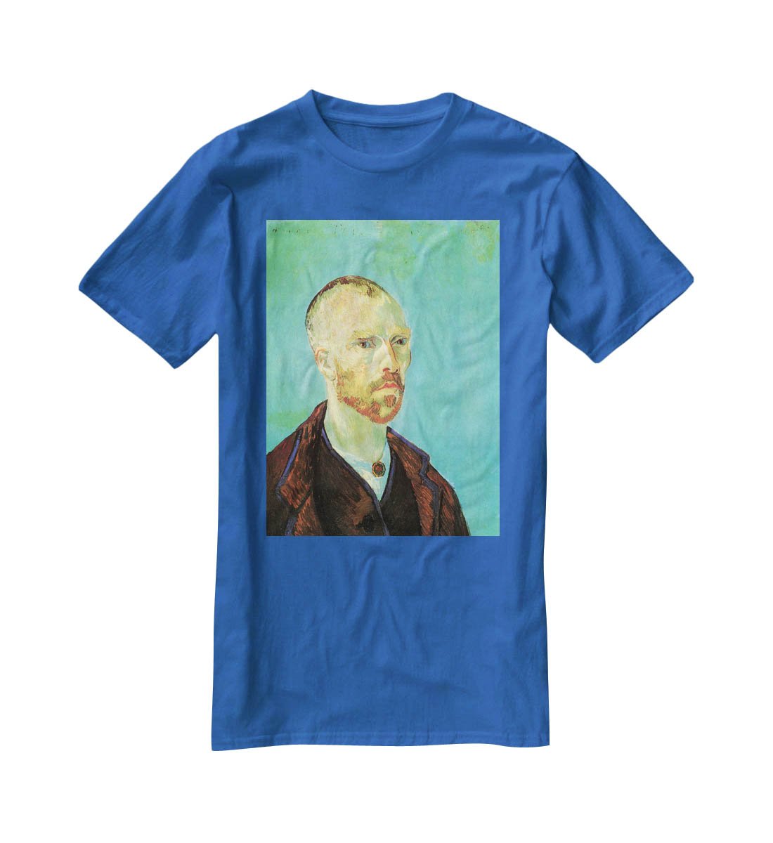 Self-Portrait Dedicated to Paul Gauguin by Van Gogh T-Shirt - Canvas Art Rocks - 2
