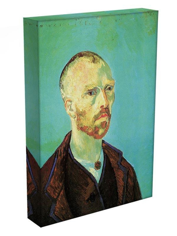 Self-Portrait Dedicated to Paul Gauguin by Van Gogh Canvas Print & Poster - Canvas Art Rocks - 3