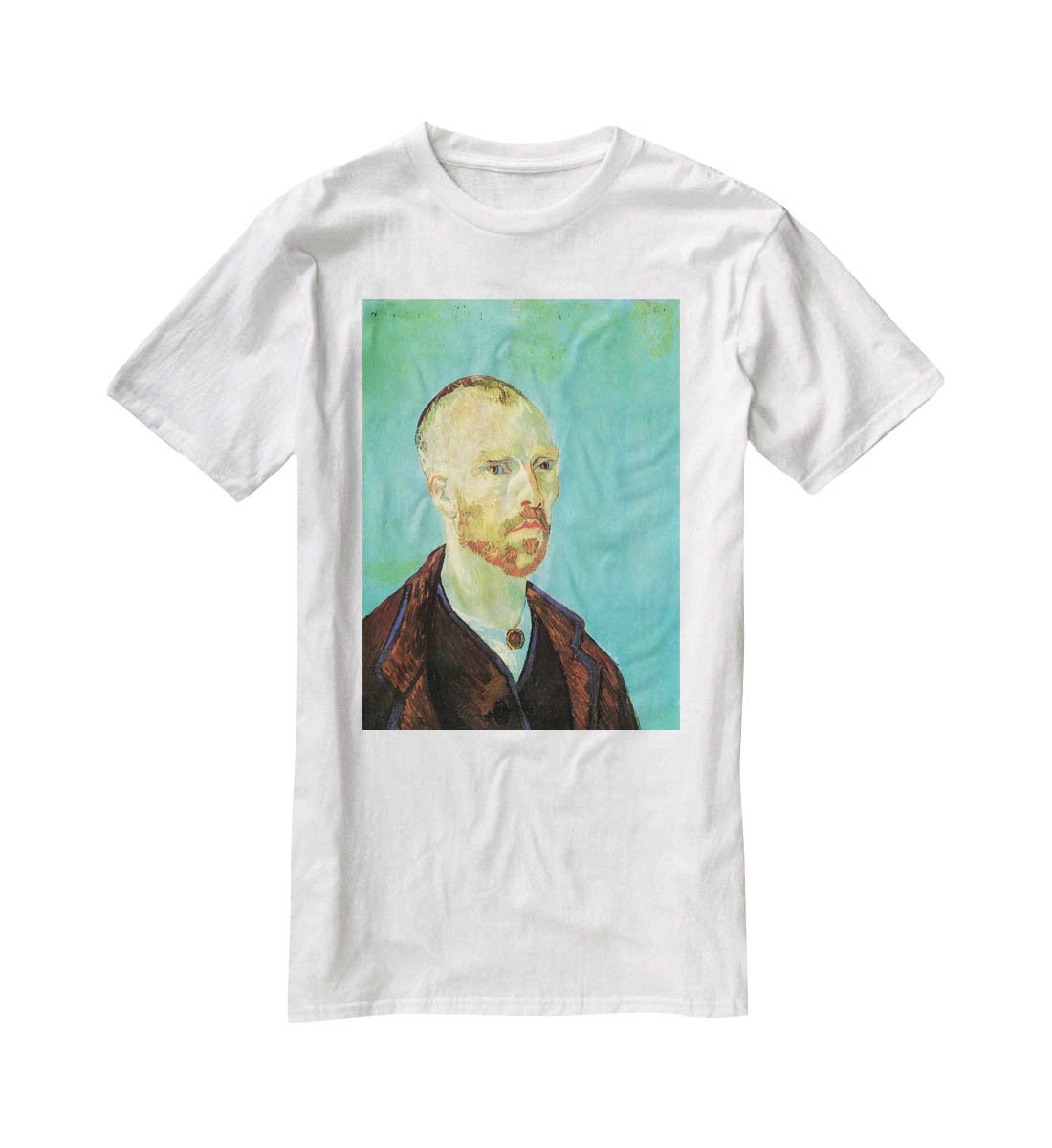 Self-Portrait Dedicated to Paul Gauguin by Van Gogh T-Shirt - Canvas Art Rocks - 5