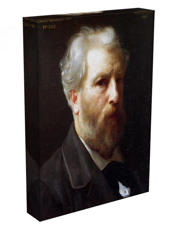 Self-Portrait Presented To M Sage By Bouguereau Canvas Print or Poster - Canvas Art Rocks - 3
