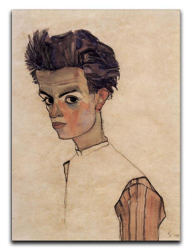 Self-Portrait by Egon Schiele Canvas Print or Poster - Canvas Art Rocks - 1