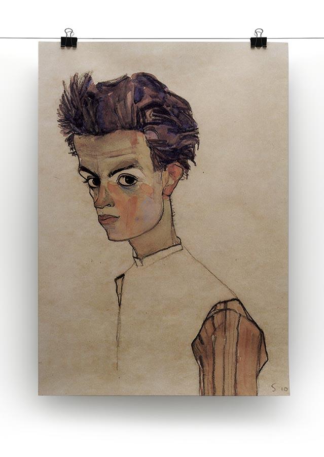 Self-Portrait by Egon Schiele Canvas Print or Poster - Canvas Art Rocks - 2