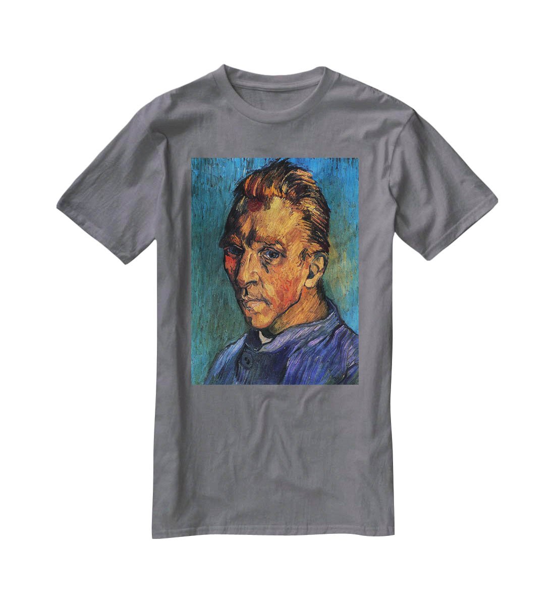 Self-Portrait by Van Gogh T-Shirt - Canvas Art Rocks - 3