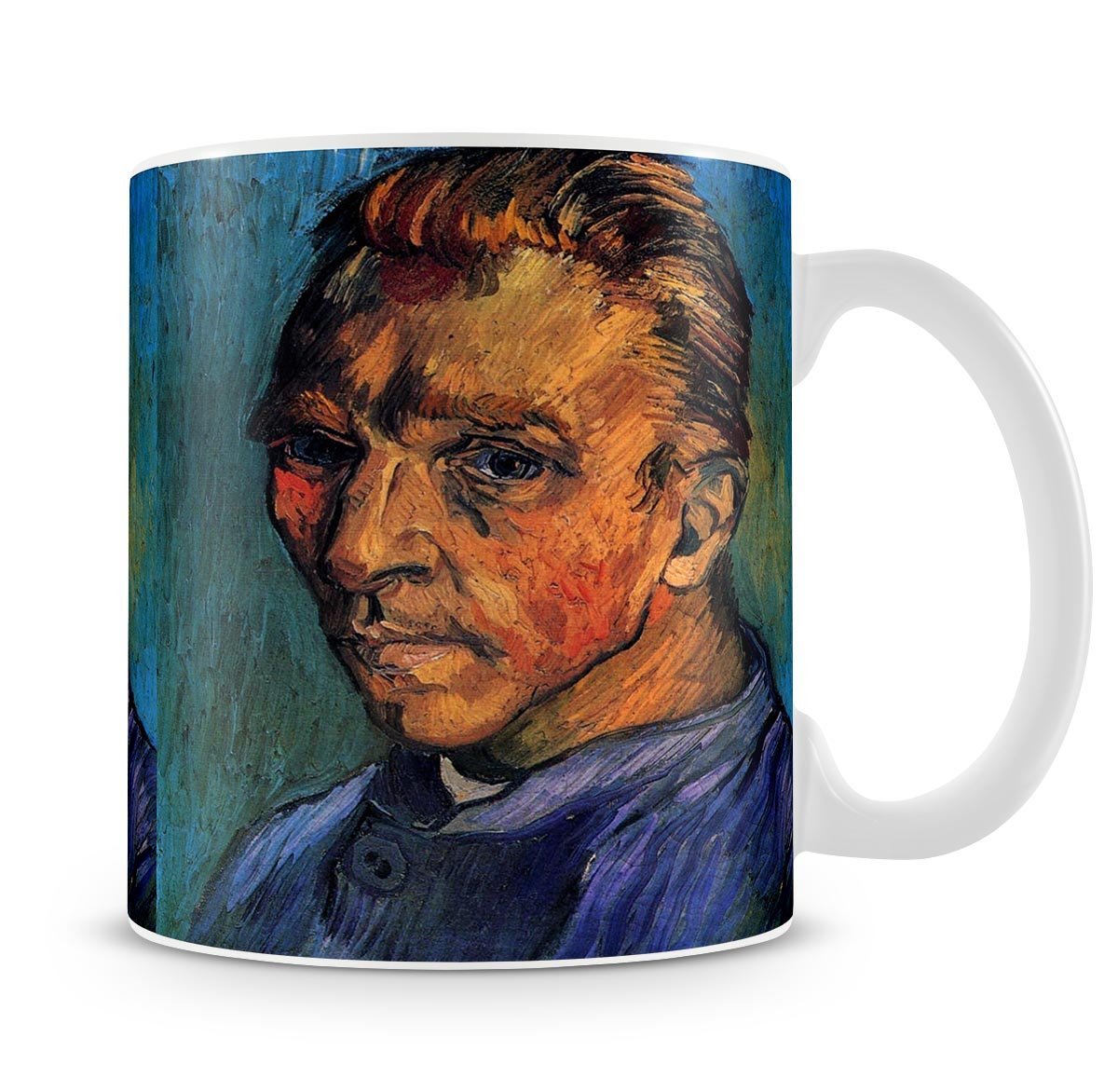 Self-Portrait by Van Gogh Mug - Canvas Art Rocks - 4